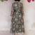 Women floral printed thread work kurta