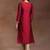 Women ethnic motifs embroidered kurta