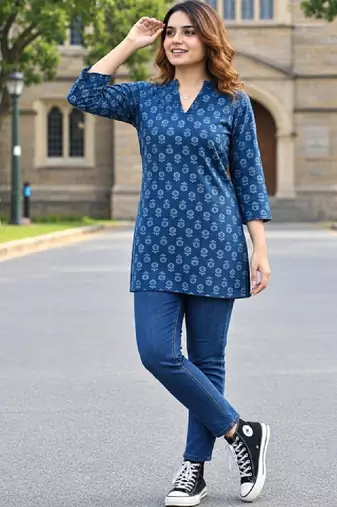 Women ethnic printed kurta