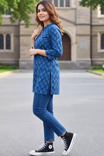 Women ethnic printed kurta