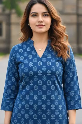 Women ethnic printed kurta