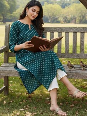 Women floral printed floral kurta 1