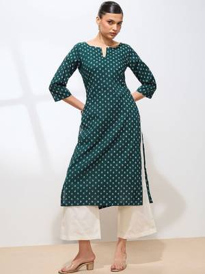 Women floral printed floral kurta 3