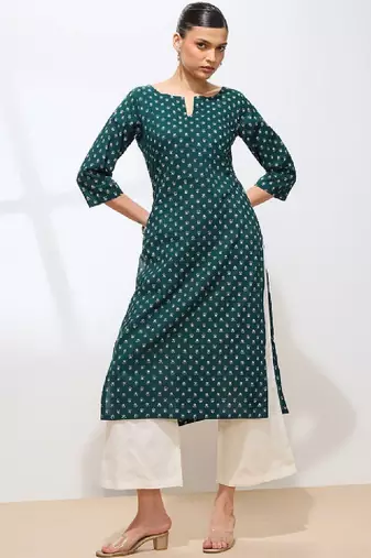Women floral printed floral kurta