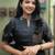 Women floral printed thread work chanderi silk kurta