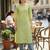 Women floral printed white romance kurta