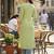 Women floral printed white romance kurta