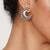 Crescent statement earrings