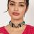 Floral braid choker