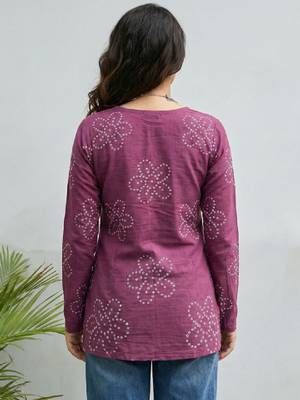 Women floral printed kurta 3