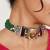 Floral braid choker