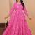 Women floral printed tiering anarkali kurta