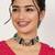 Floral braid choker