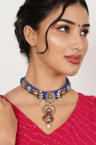 Ornate braid necklace