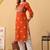 Women embroidered floral kurta