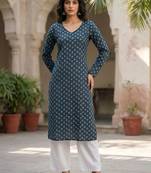 Women ethnic motifs printed kurta