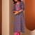 Women floral printed straight cotton kurta
