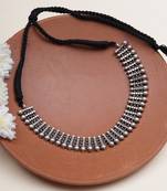 Silver rhythm necklace