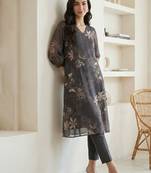 Women floral a-line printed kurta