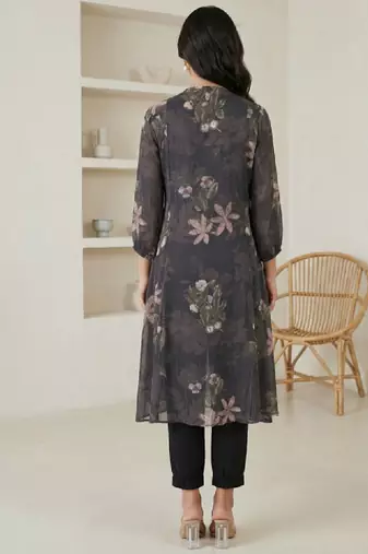 Women floral a-line printed kurta