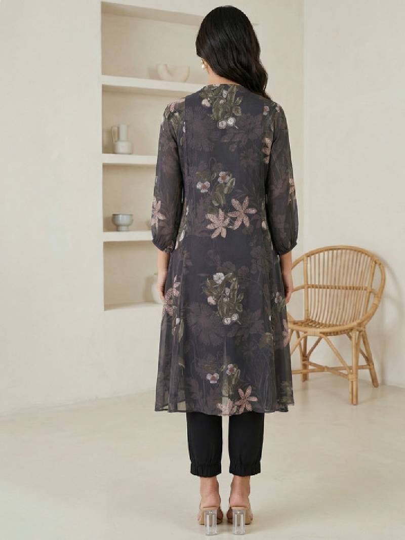 Women floral a-line printed kurta