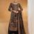 Women floral embroidered thread work floral georgette kurta