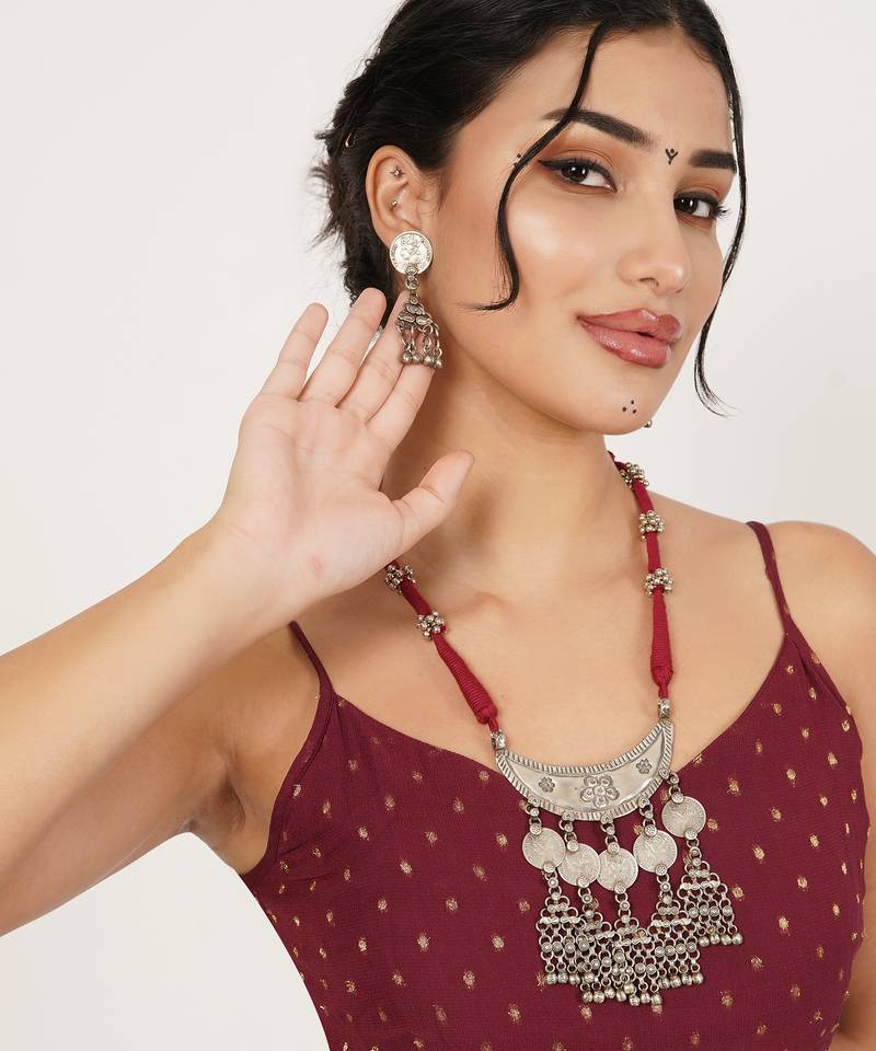 Ginni necklace with matching earring
