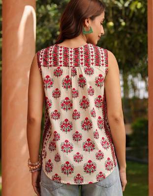 Women floral printed floral kurta 2