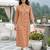 Women ethnic motifs printed floral kurta