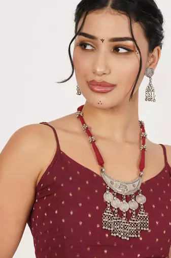 Ginni necklace with matching earring