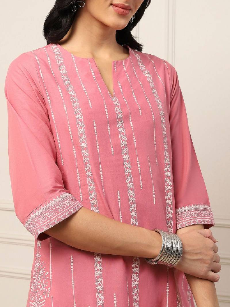 Women ethnic motifs printed kurta