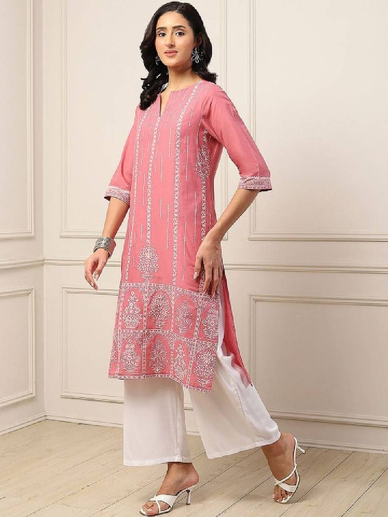 Women ethnic motifs printed kurta