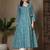 Women bandhani printed indie prints anarkali kurta