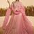 Women embroidered thread work anarkali kurta