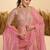 Women embroidered thread work anarkali kurta