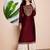Women ethnic motifs embroidered thread work kurta