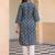 Women floral printed indie florals kurta