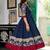 Women ethnic motifs printed thread work anarkali kurta