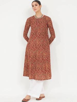 Women paisley printed kurta 1