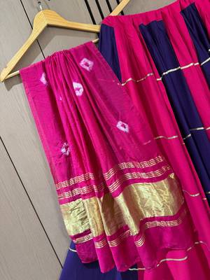 Blue Pink Kali Navratri Lehenga Choli 5