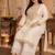 Women embroidered thread work grandeur & majestic artwork kurta