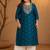 Women embroidered thread work kurta
