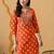 Women embroidered thread work kurta