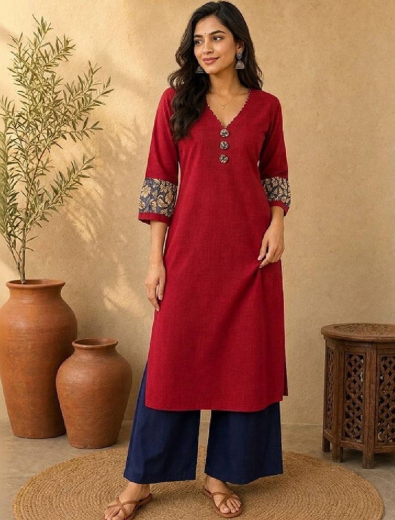 Women ethnic motifs kurta