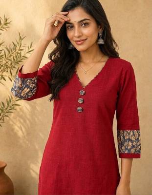 Women ethnic motifs kurta 3
