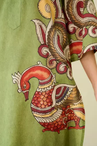 Women ethnic motifs printed indie prints kurta