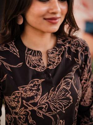 Women floral printed floral kurta 3