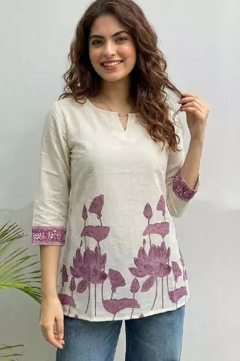 Women floral printed kurta