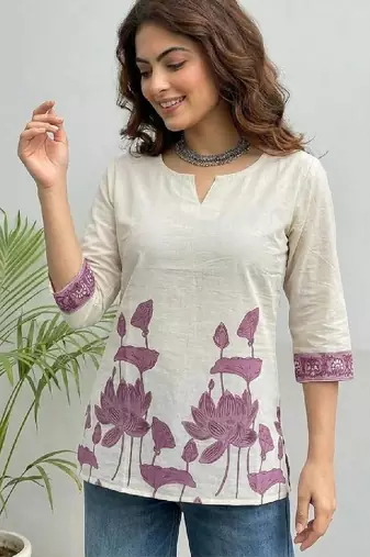 Women floral printed kurta