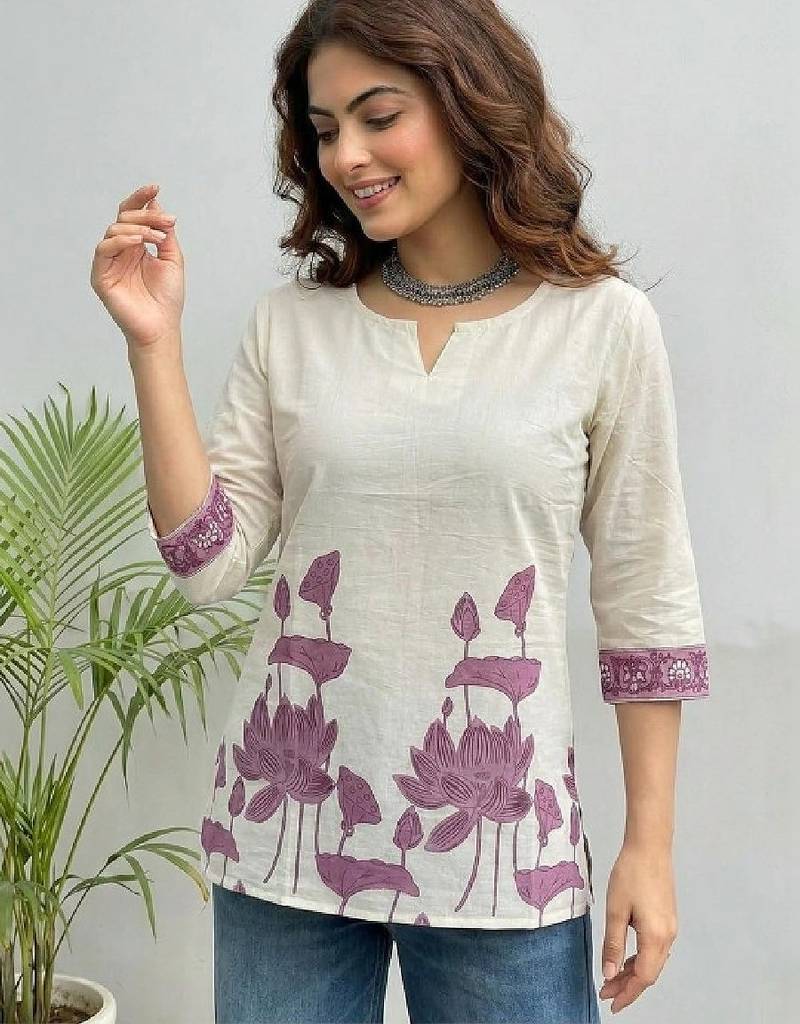 Women floral printed kurta